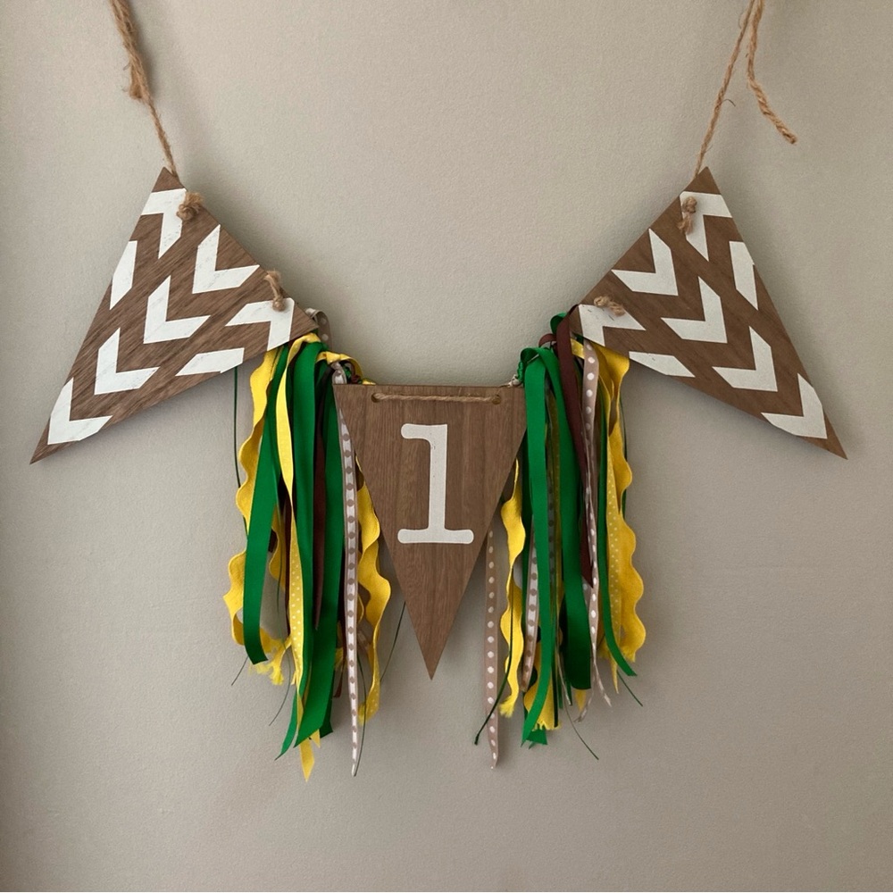 Handmade Birthday Banner - First Birthday